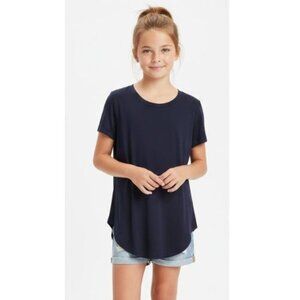 Urban Kids Classic Dark Blue Girl Top Long Tunic Large 14/16